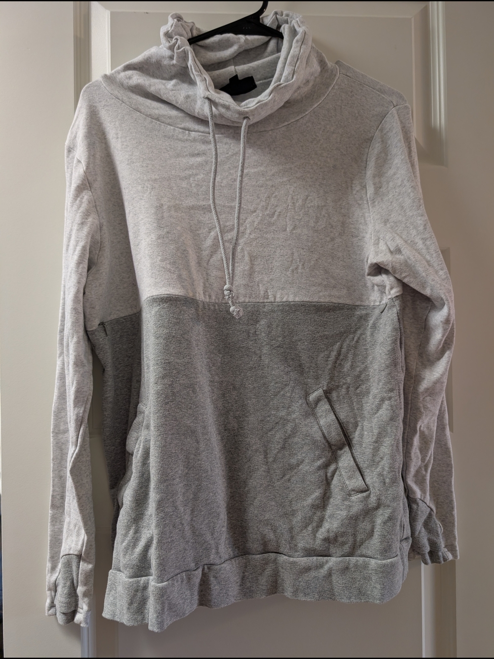 Nursing Queen Two-Tone Gray Pullover Hoodie